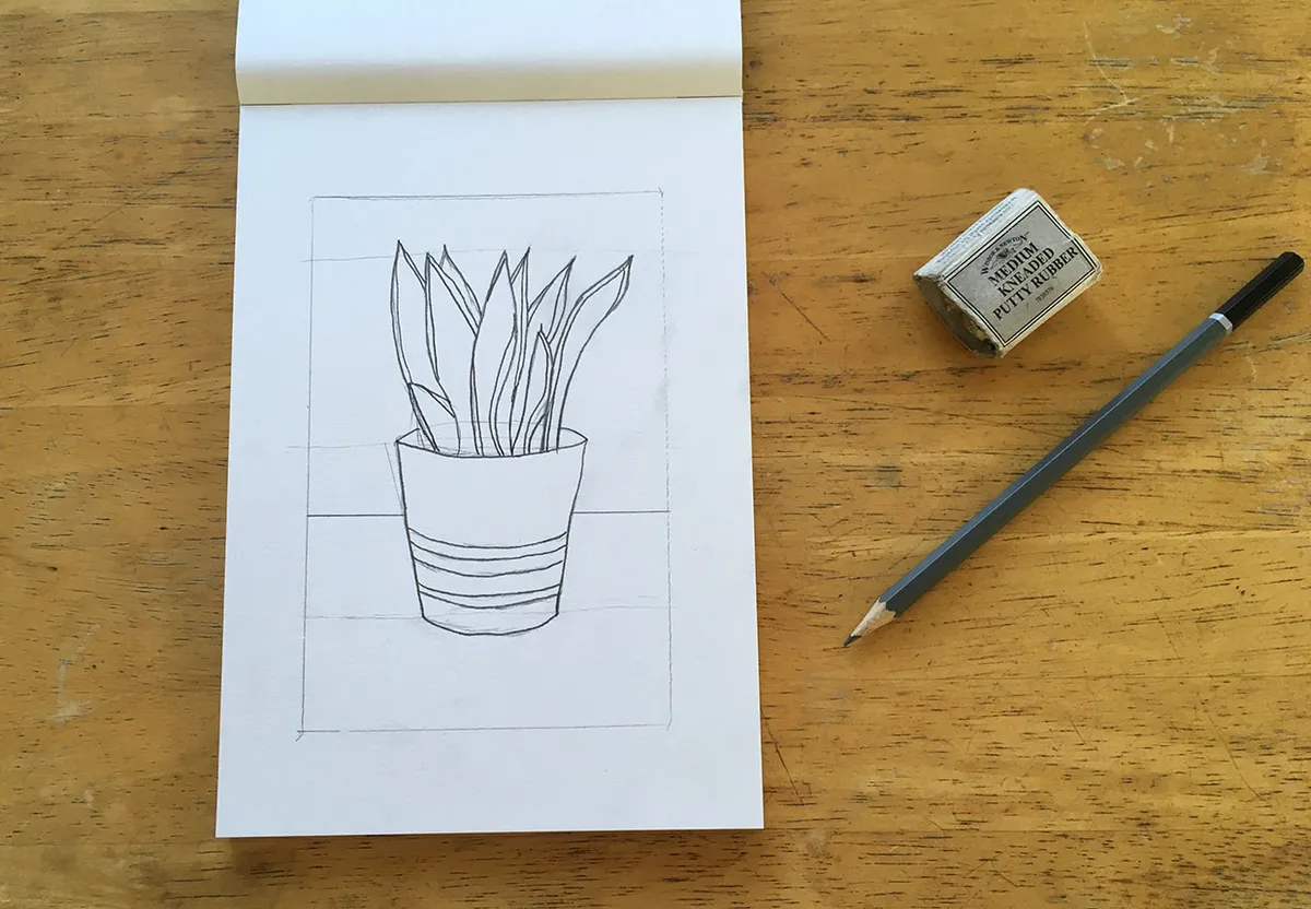 Lino cutting for beginners step one