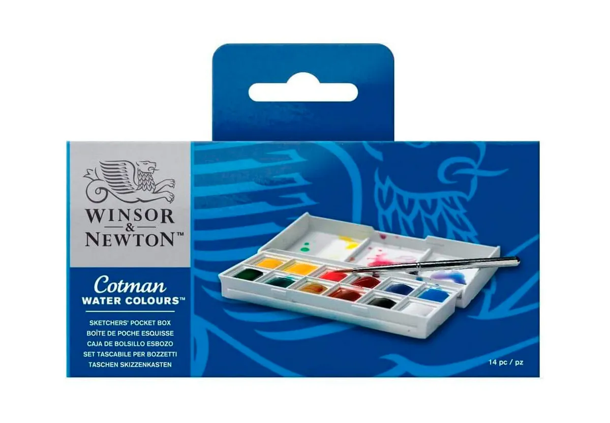 Winsor & Newton watercolour paints set of 12