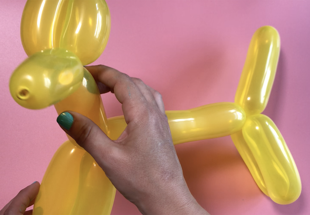 How to make a balloon dog tutorial