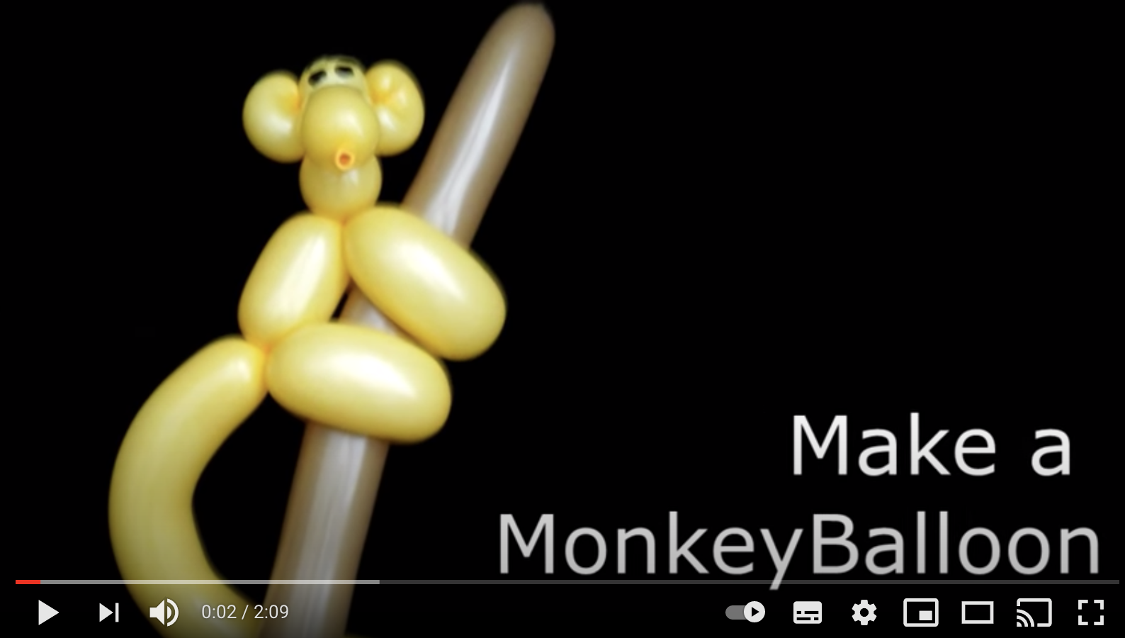 How to make balloon monkeys