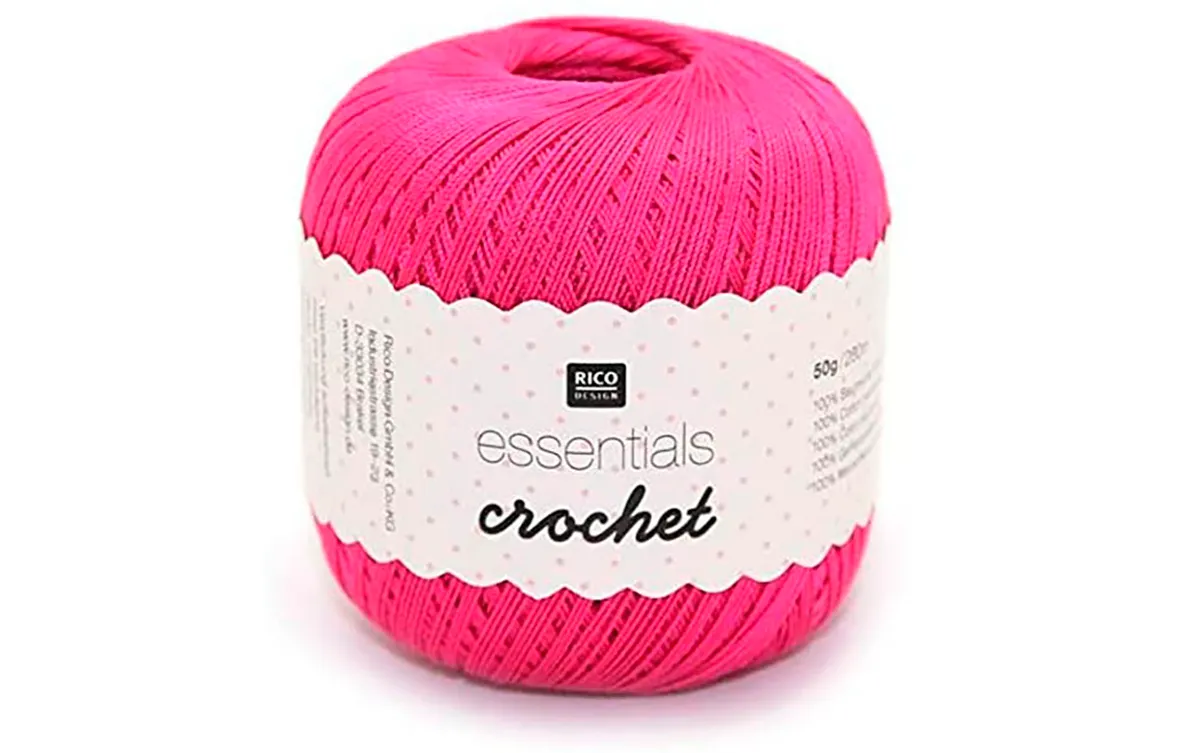 Rico Designs essentials cotton crochet lace yarn