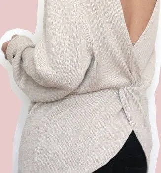 DIY twist sweater upcycling clothes ideas