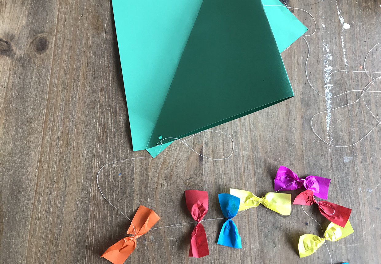 How to make a kite out of paper step 10