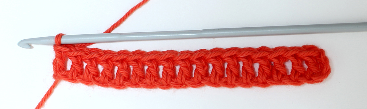 How to crochet basketweave stitch step 02