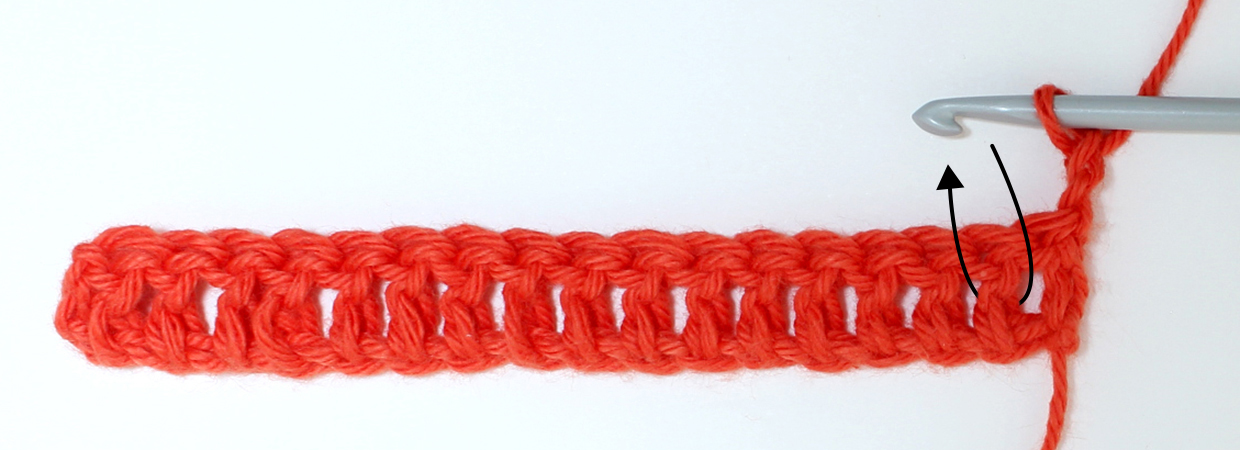 How to crochet basketweave stitch step 03