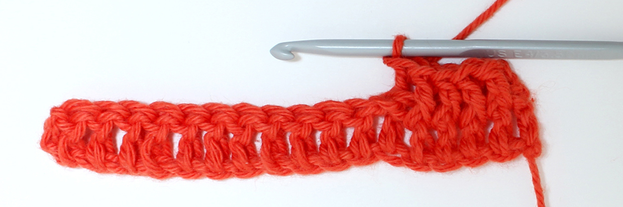 How to crochet basketweave stitch step 09
