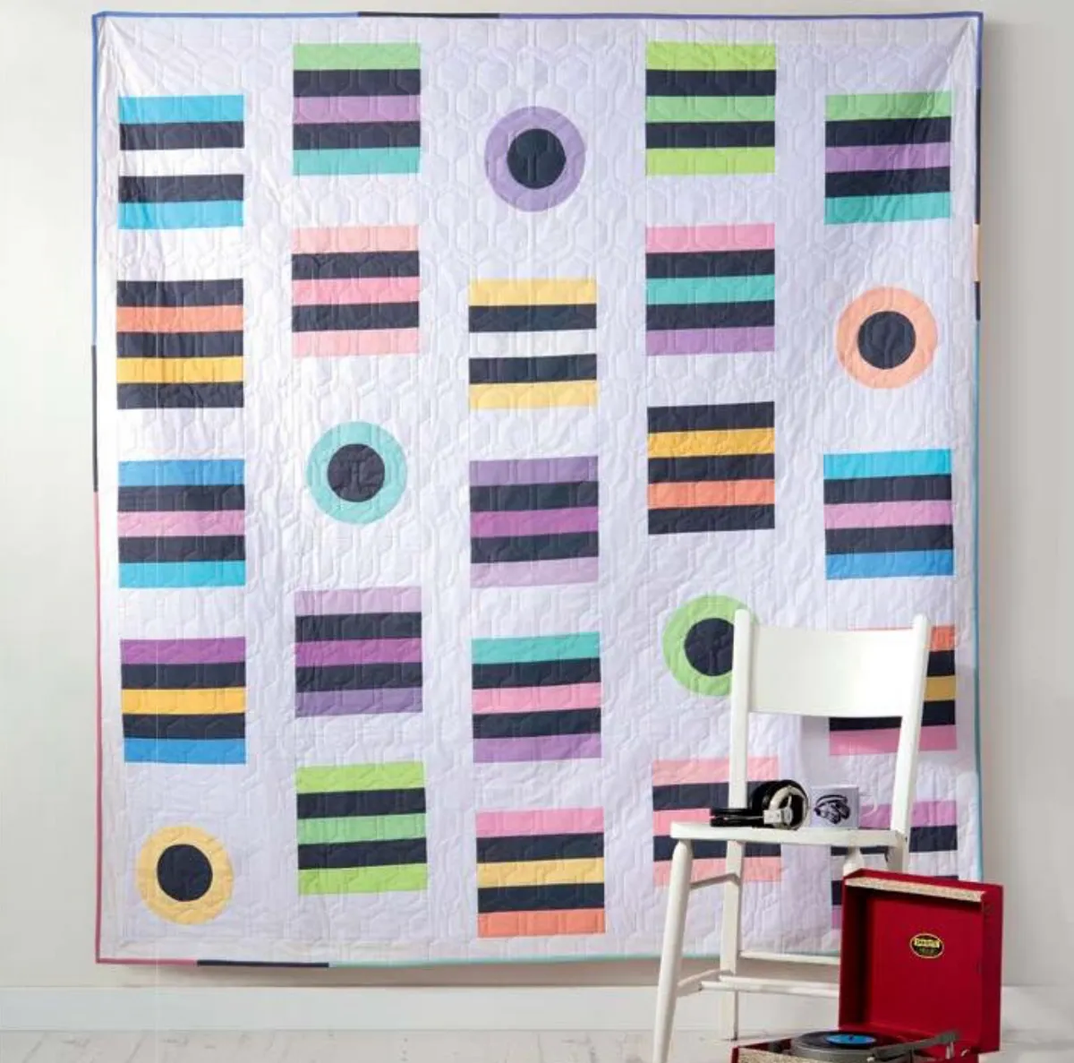 Sweet pastels jelly roll quilt pattern