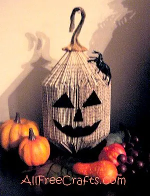 free book folding pattern for halloween