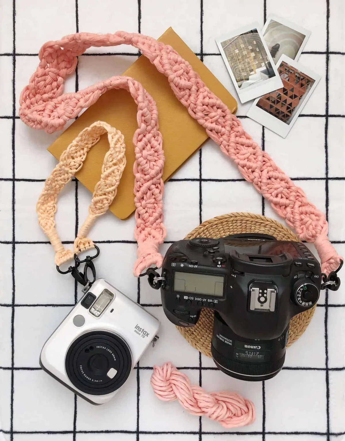 free macrame pattens for camera straps