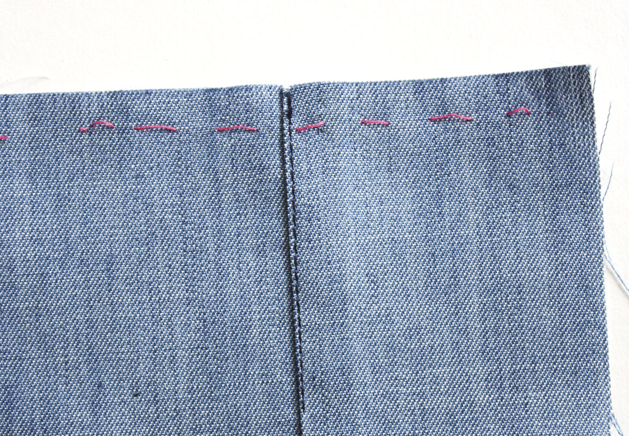 How to make pleats step 4