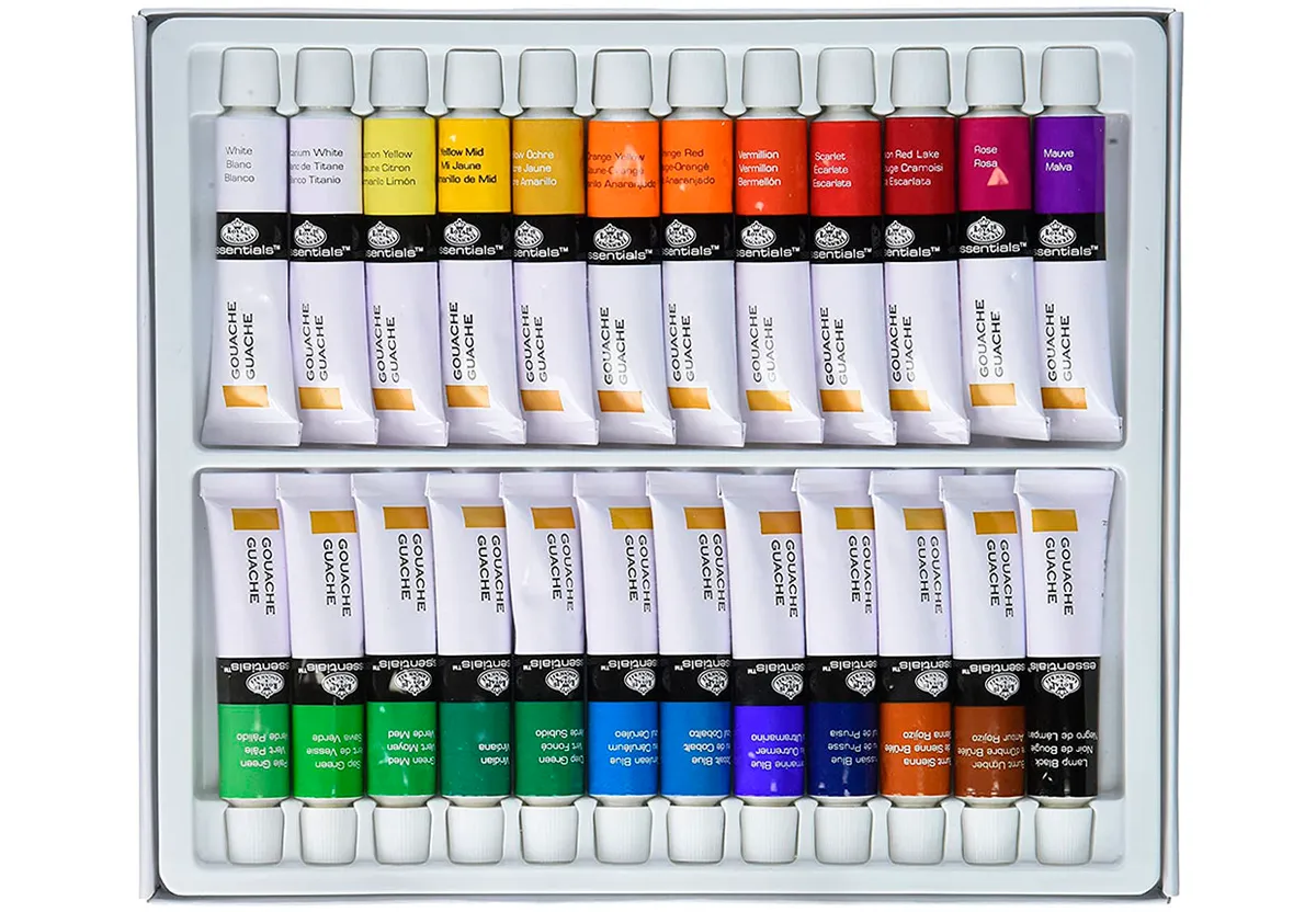 Royal and Langnickel gouache paint set