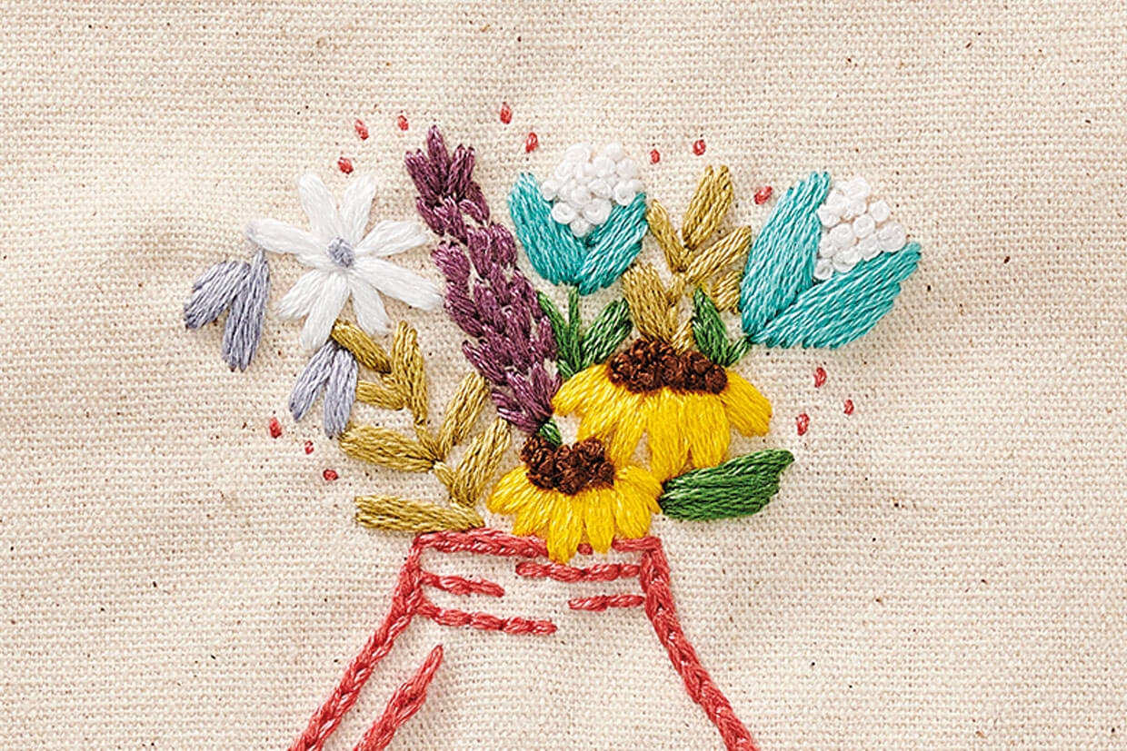 tea towel embroidery patterns