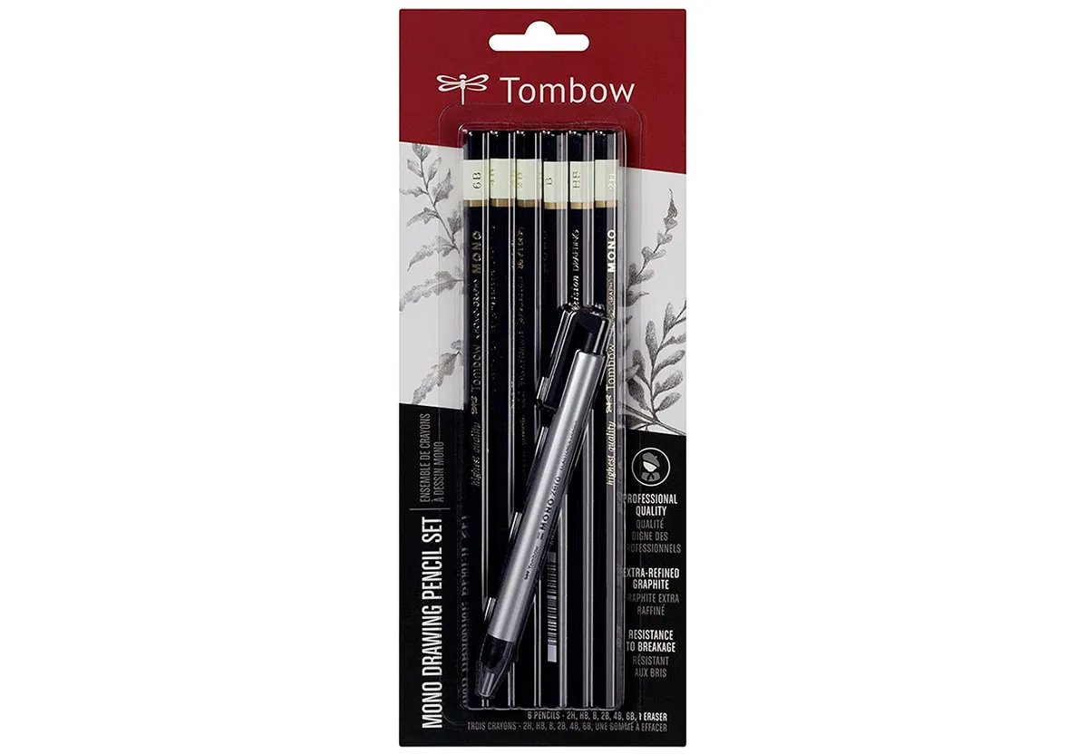 Tombow Mono drawing pencil set