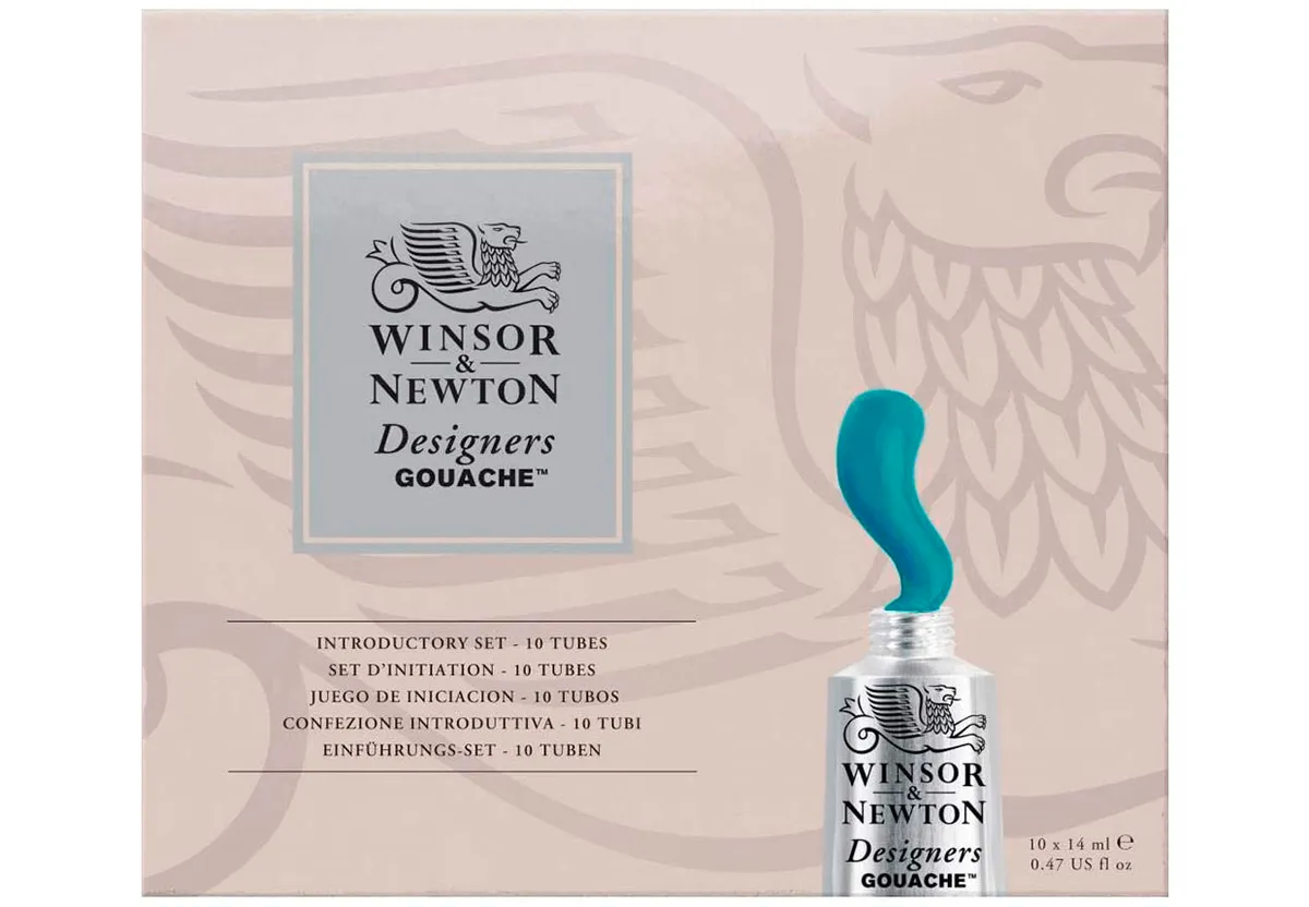 Winsor and Newton Designers introductory gouache paint set
