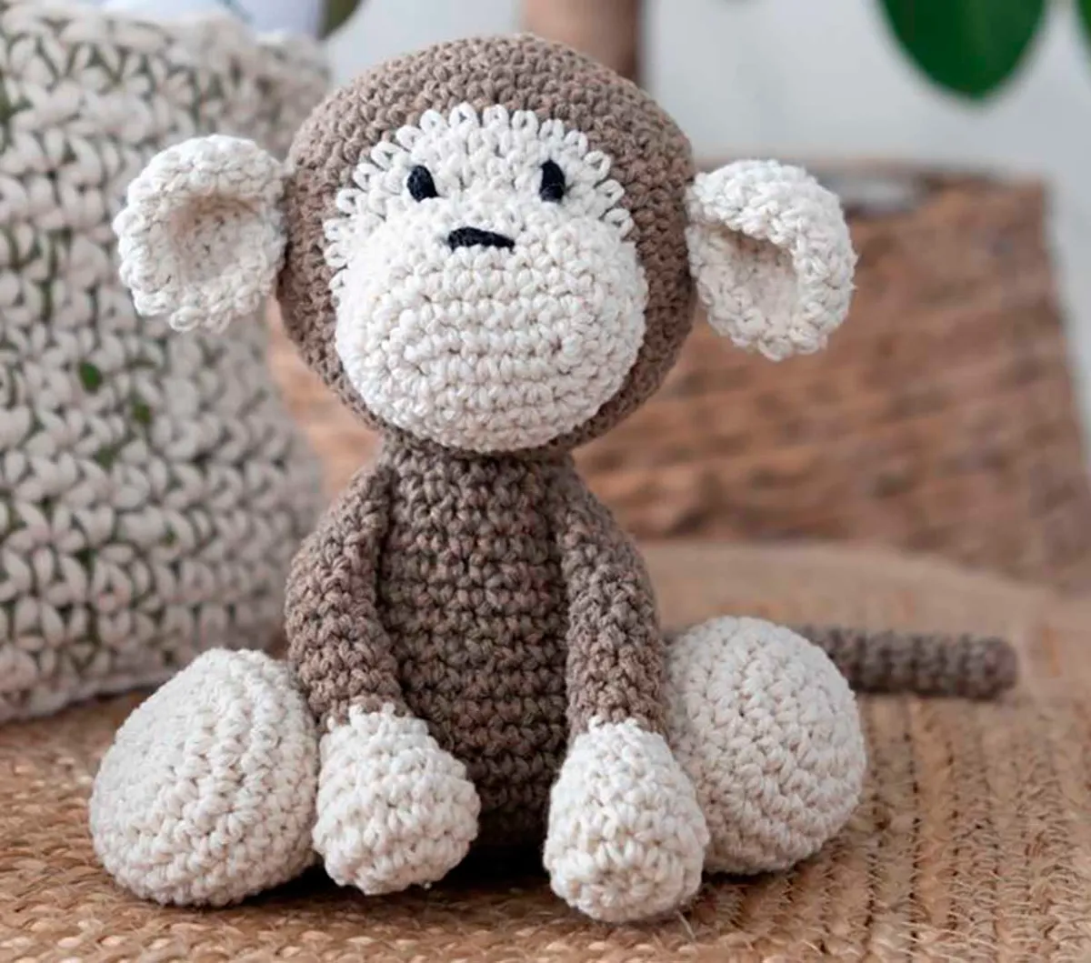 Hoooked monkey crochet kit