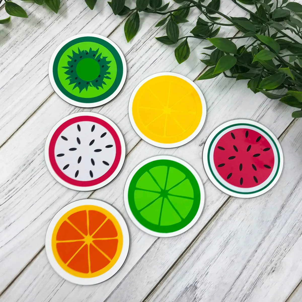 How to make DIY coasters - fruit coasters
