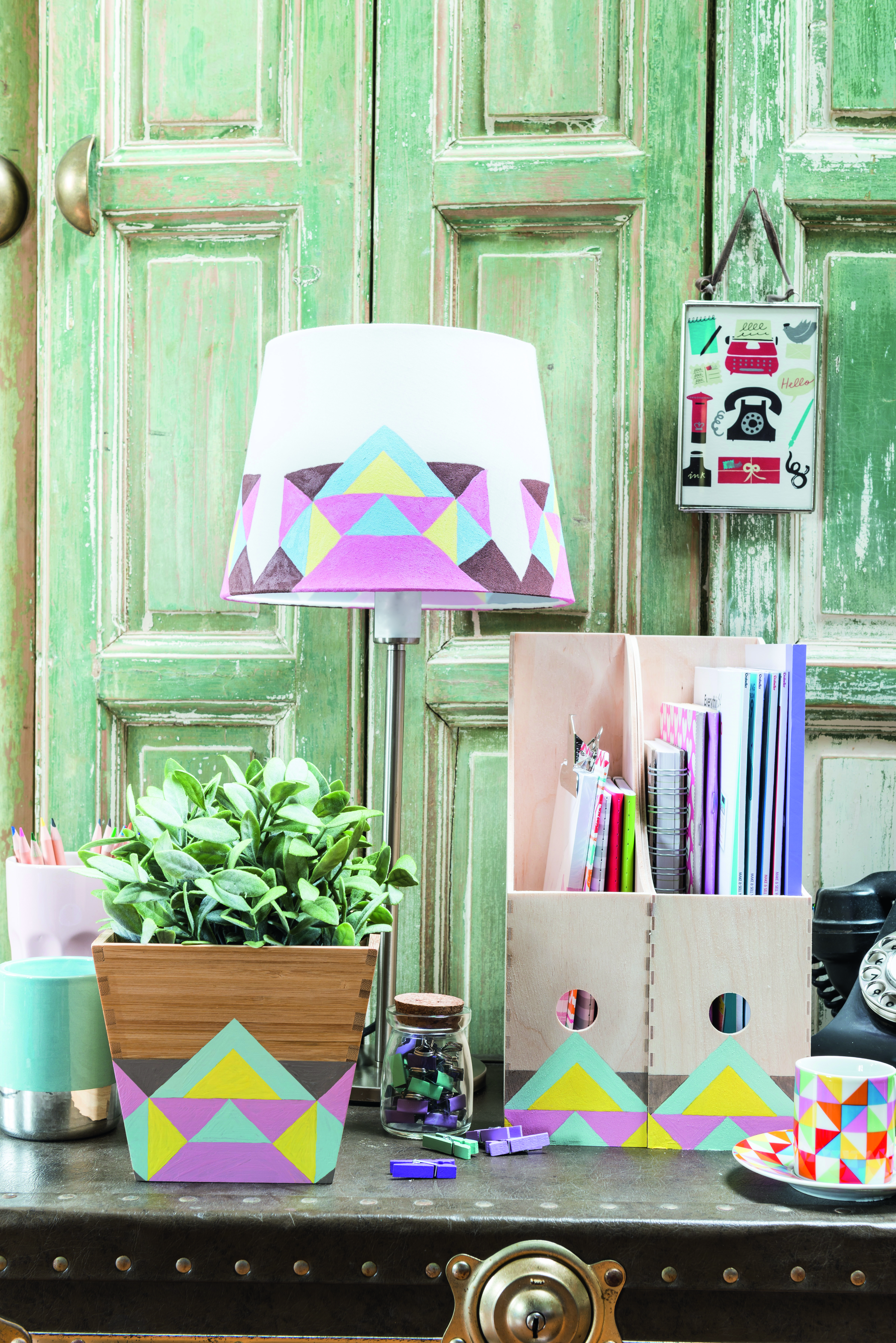 How to paint geometric patterns