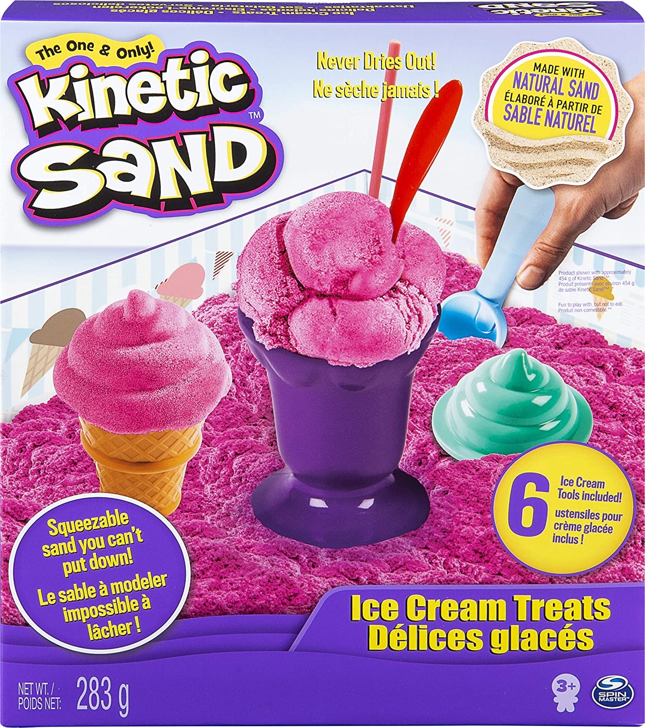 Kinetic Sand Ice Cream Treats for Kids 3 years up