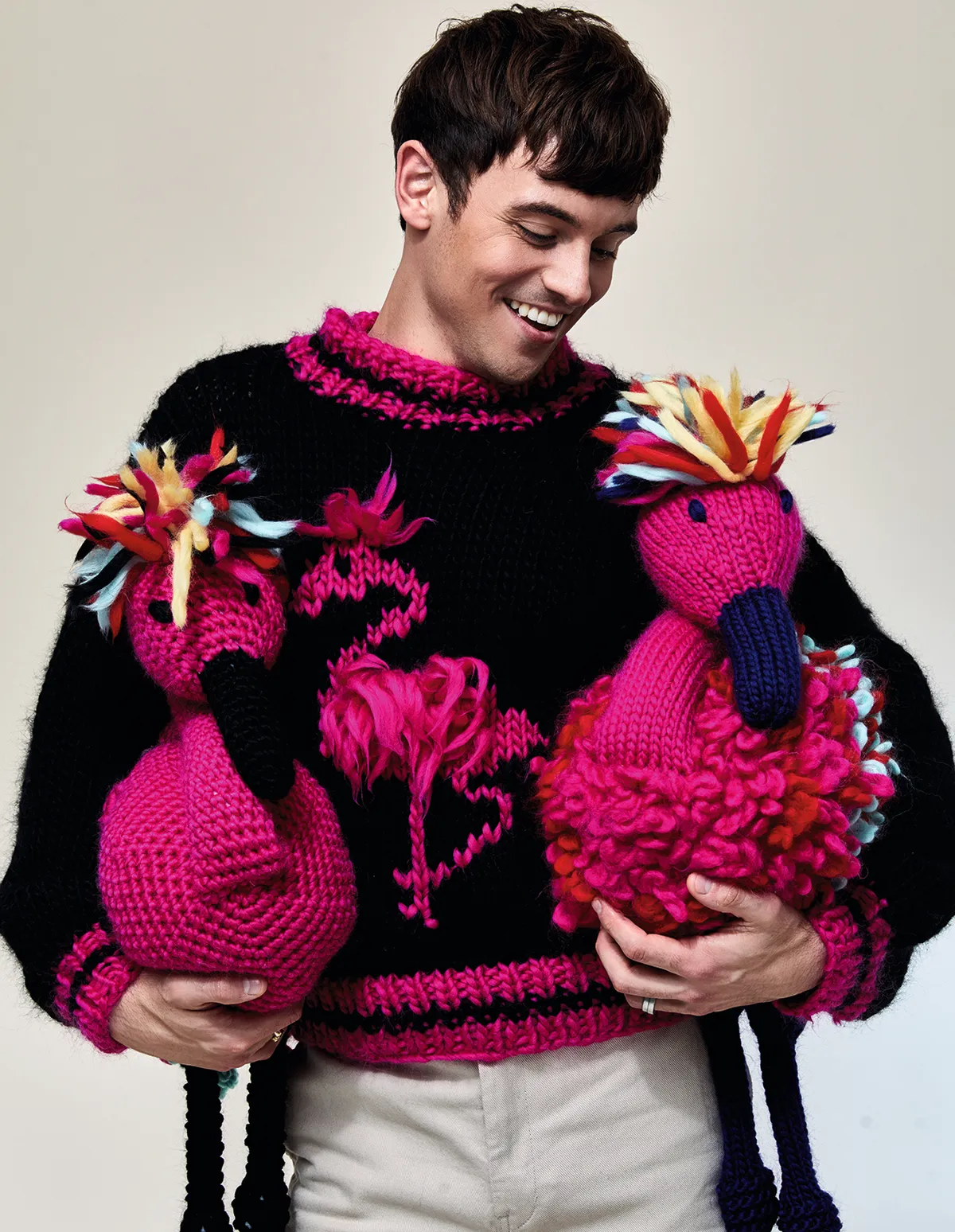 knitted pouch tom daley