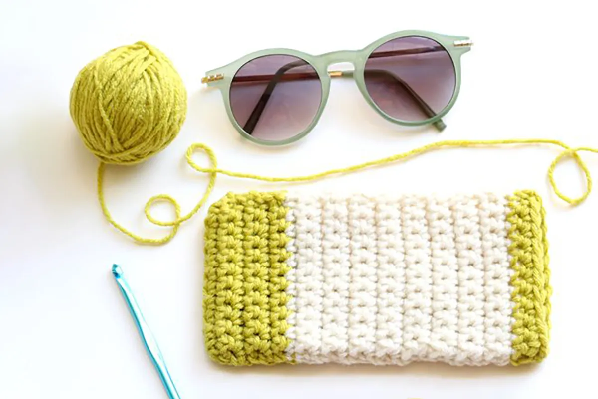 free sunglasses case crochet pattern