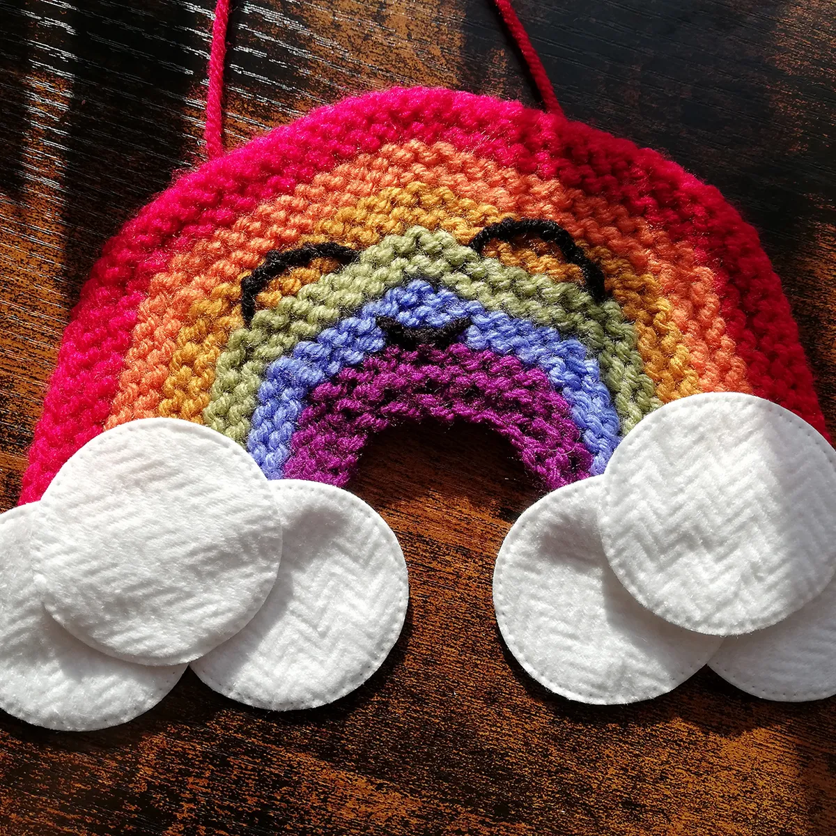rainbow knitting pattern