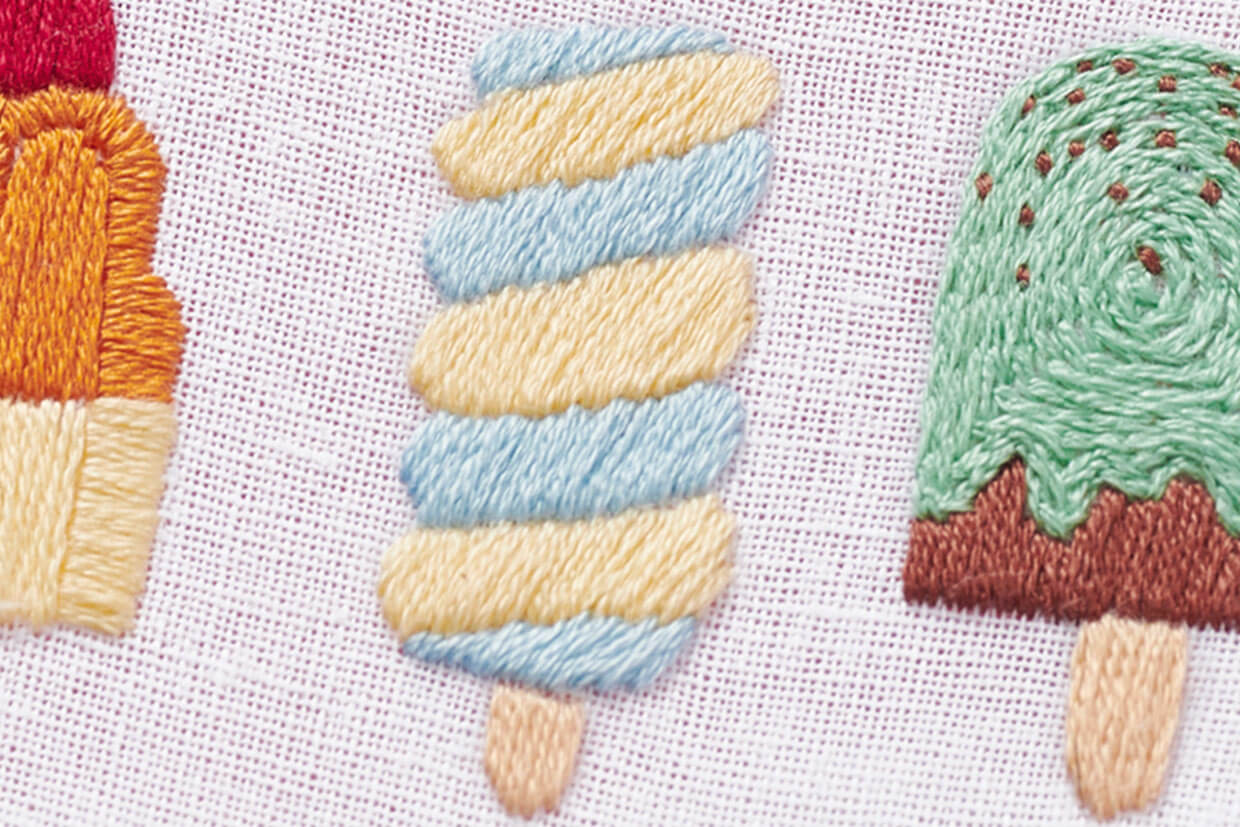 ice cream embroidery twister