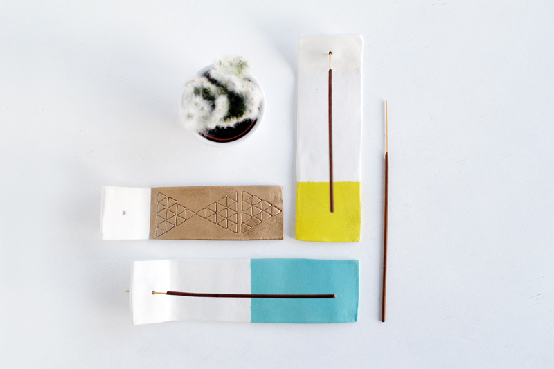 Air dry clay ideas – incense holders