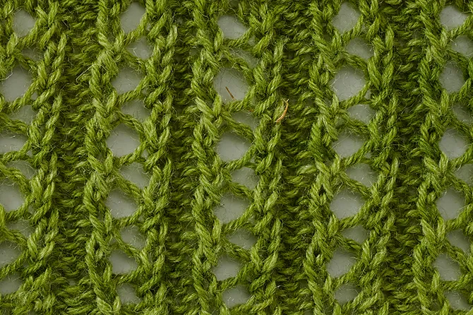Double Twisted 1x1 Rib Stitch - Knitting Stitch Dictionary 