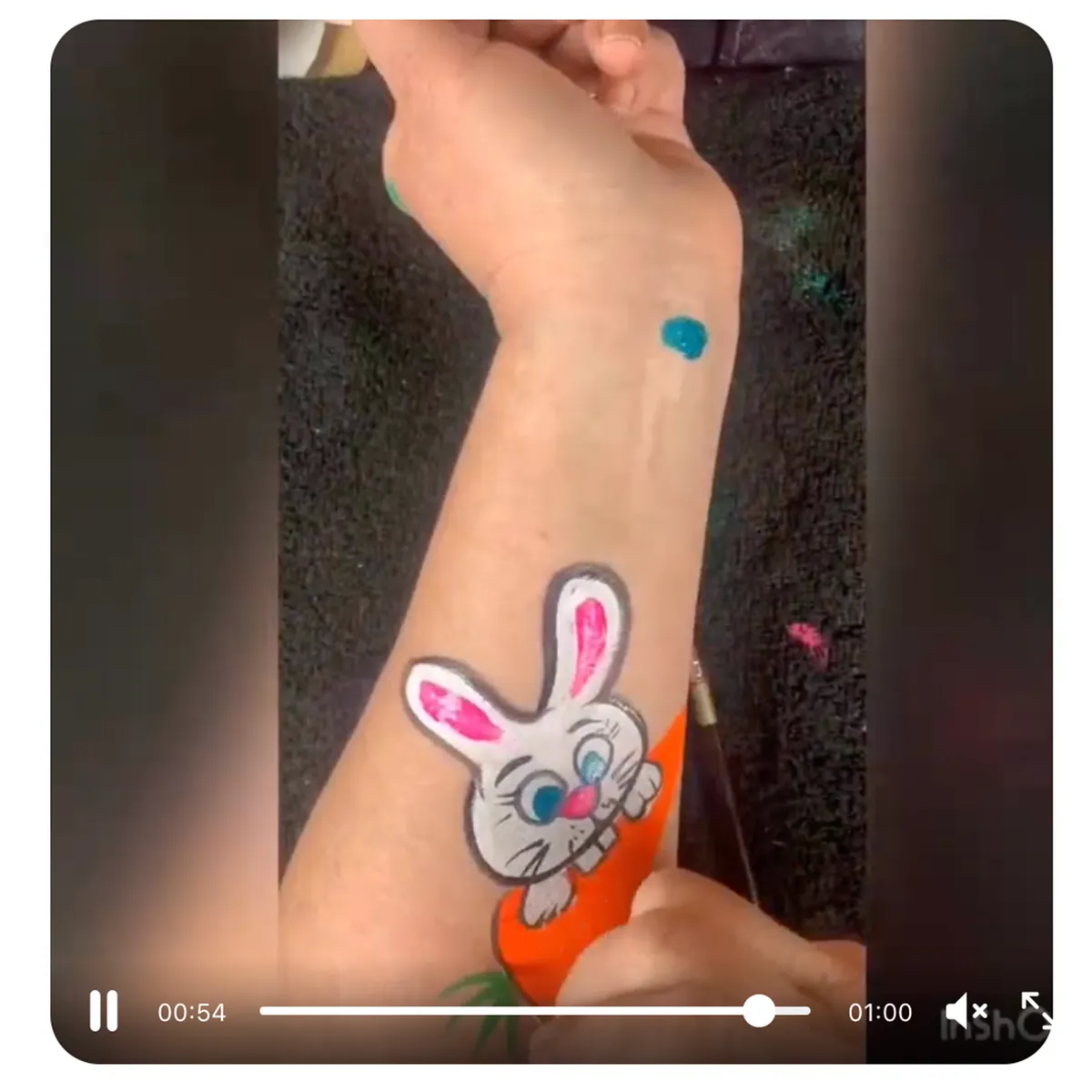 Face painting ideas for kids rabbit