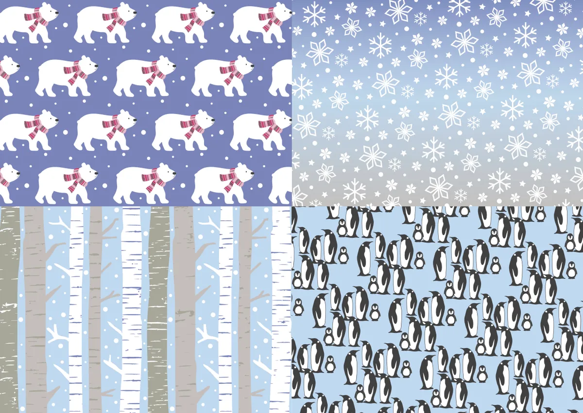 Free penguin printables - paper collection