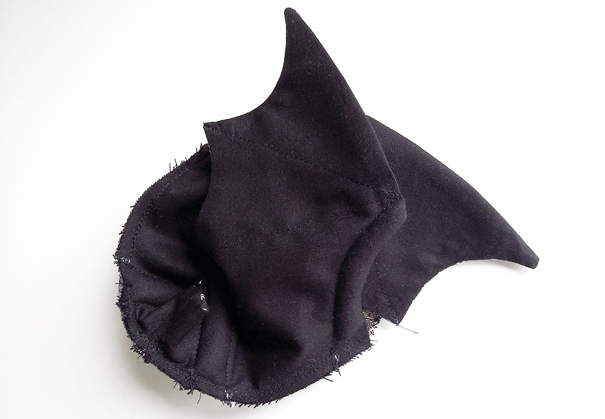 Bat plush pattern step 8