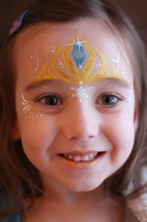 easy princess face paint kids