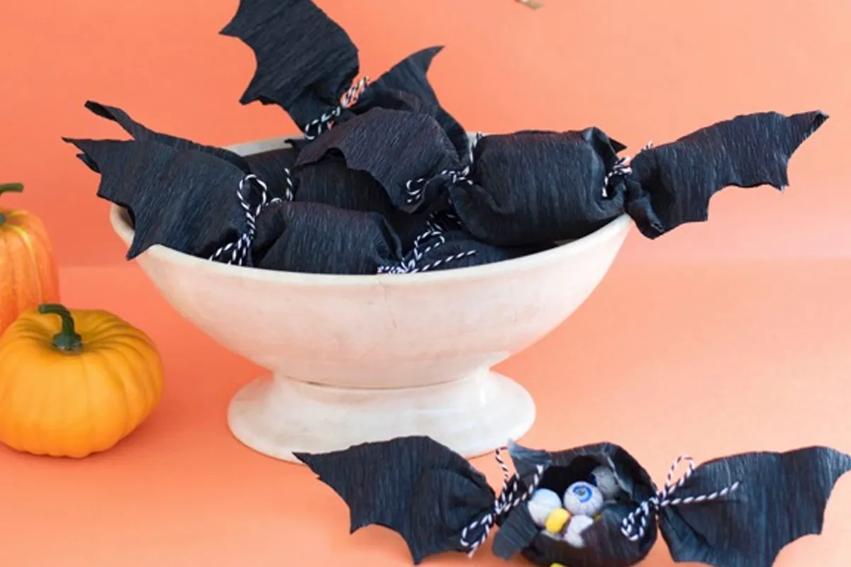 halloween paper crafts bats