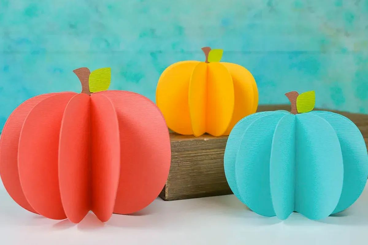 halloween paper crafts pumpkins