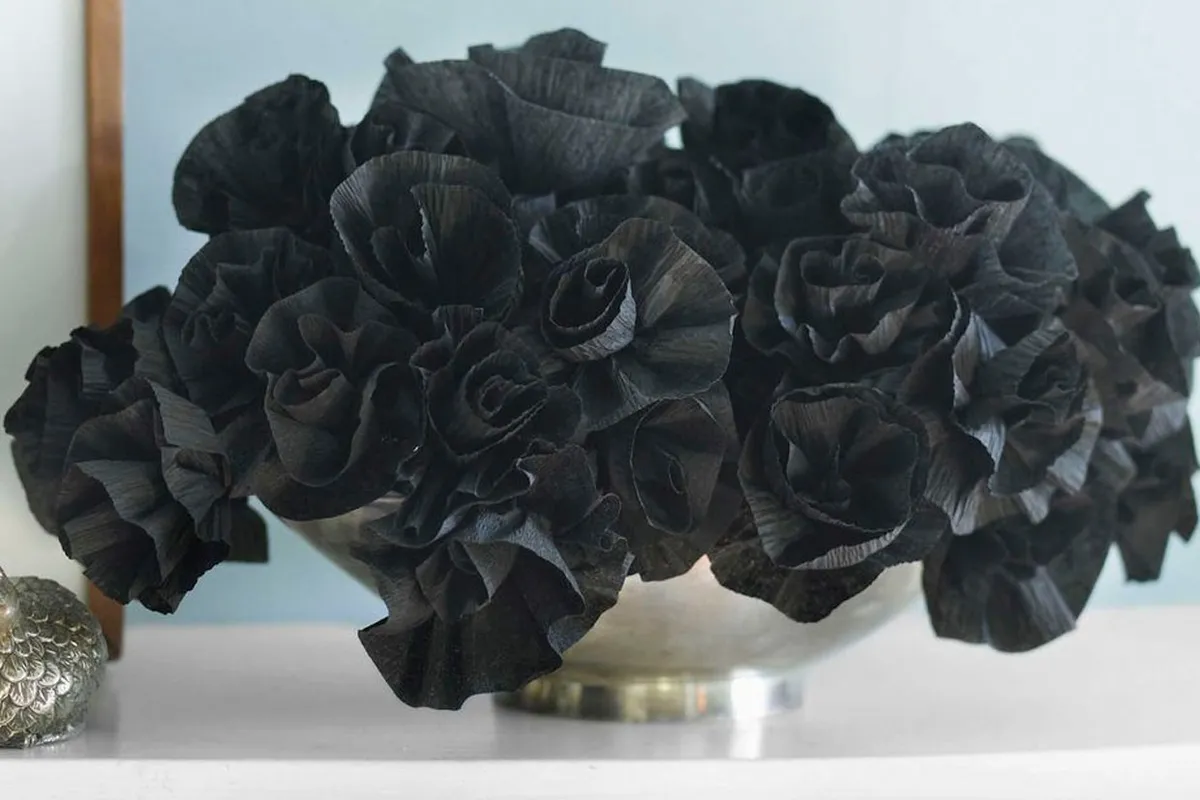 halloween paper crafts roses