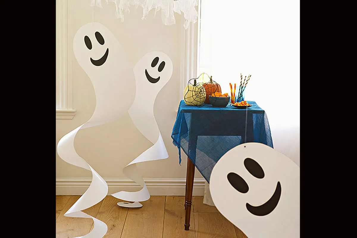 halloween paper crafts ghosts