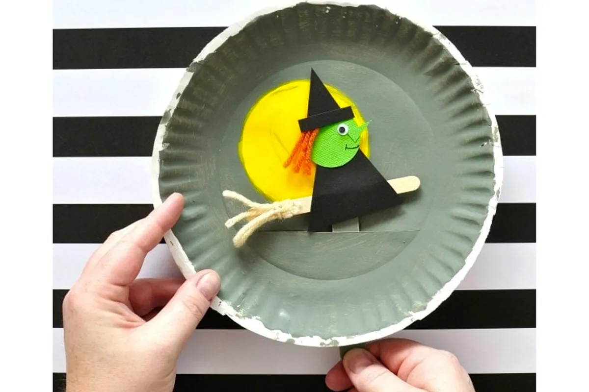 halloween paper crafts plate