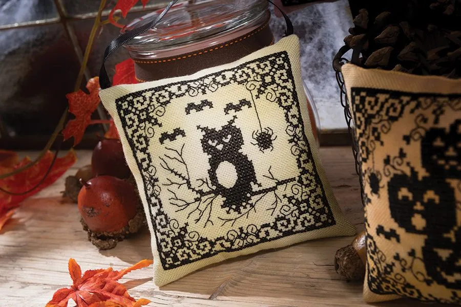 Halloween sewing patterns – owl cross stitch pattern