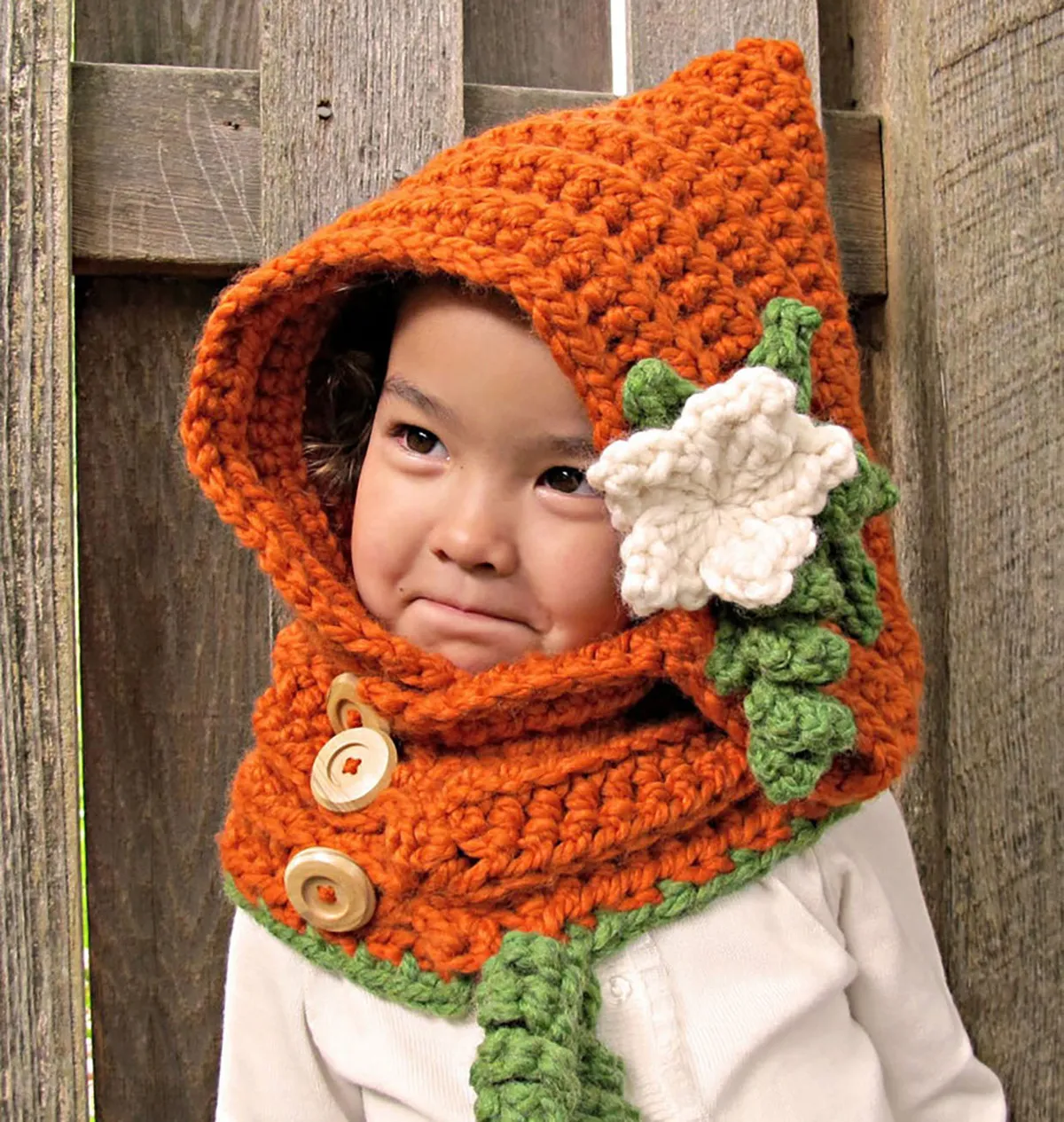 pumpkin patch hood crochet pattern