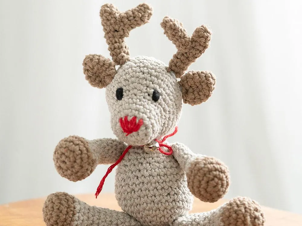 Anchor Crochet Kit - Reindeer and Teddy Christmas Kit