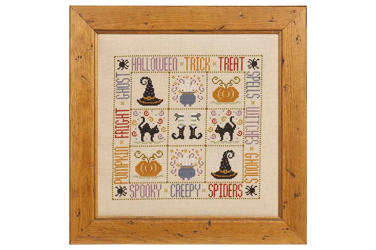 Halloween Crafts for Kids Trick or Treat cross stitch