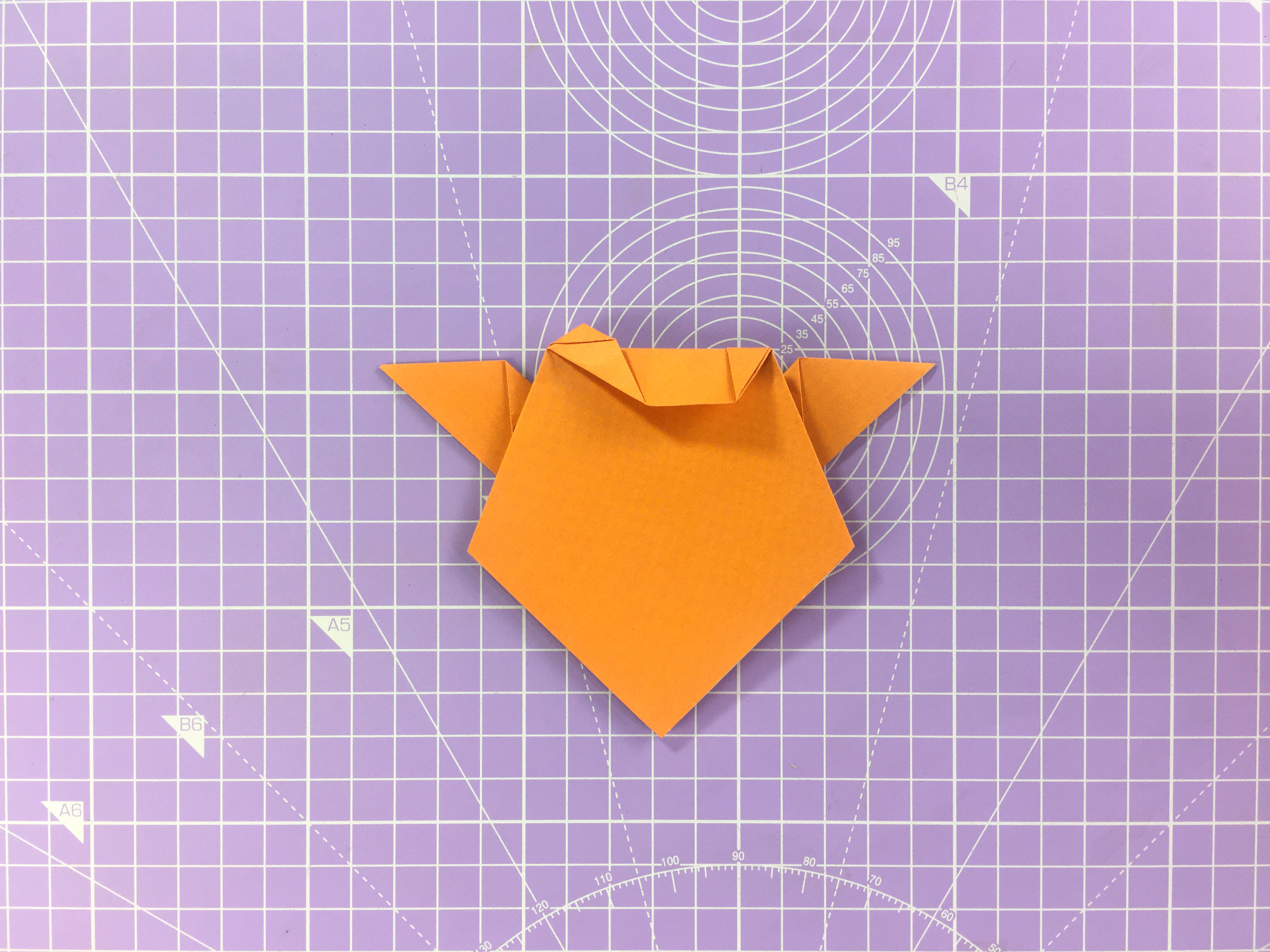 Halloween origami, How to make an Origami Owl