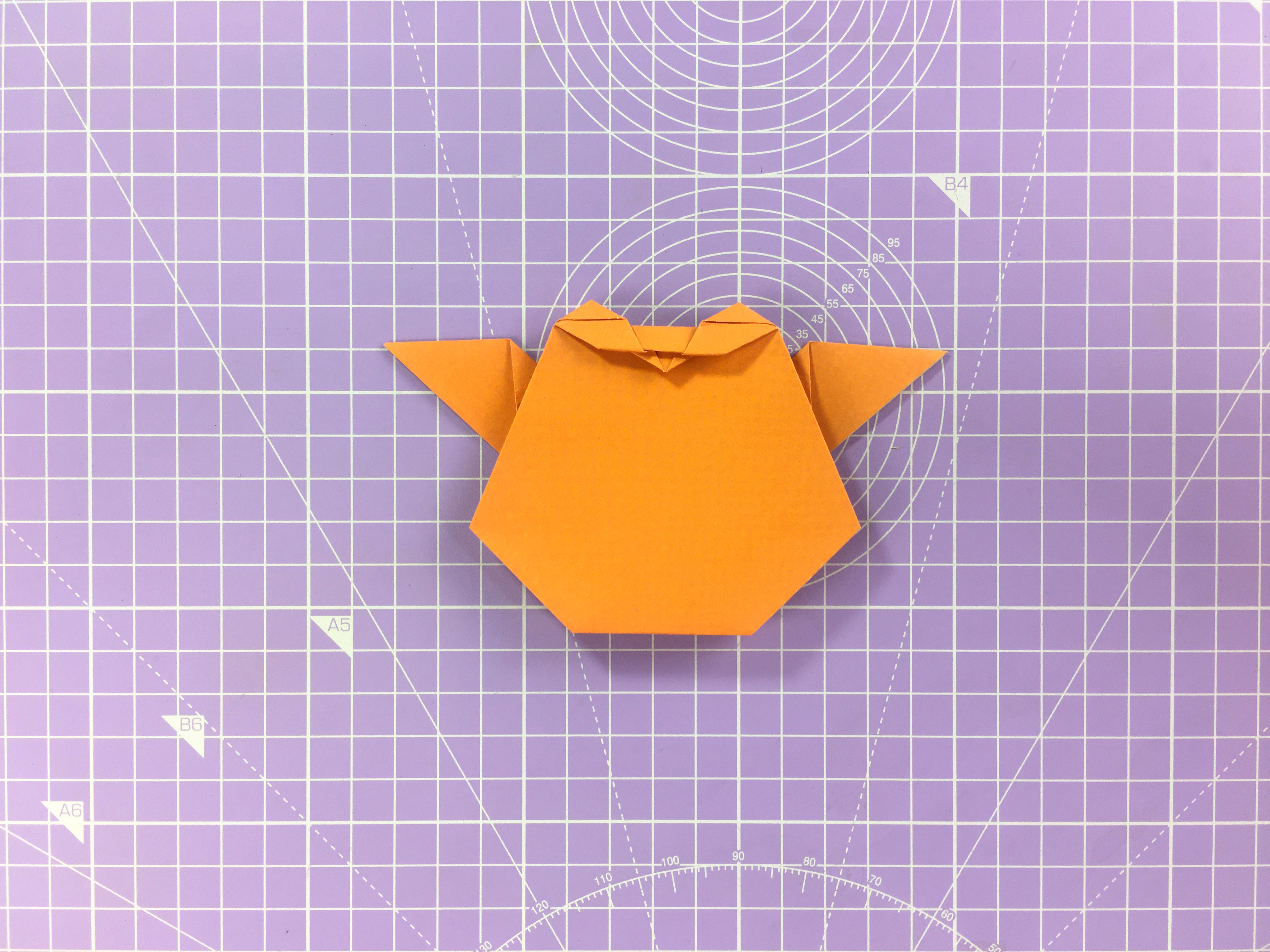 Halloween origami, How to make an Origami Owl