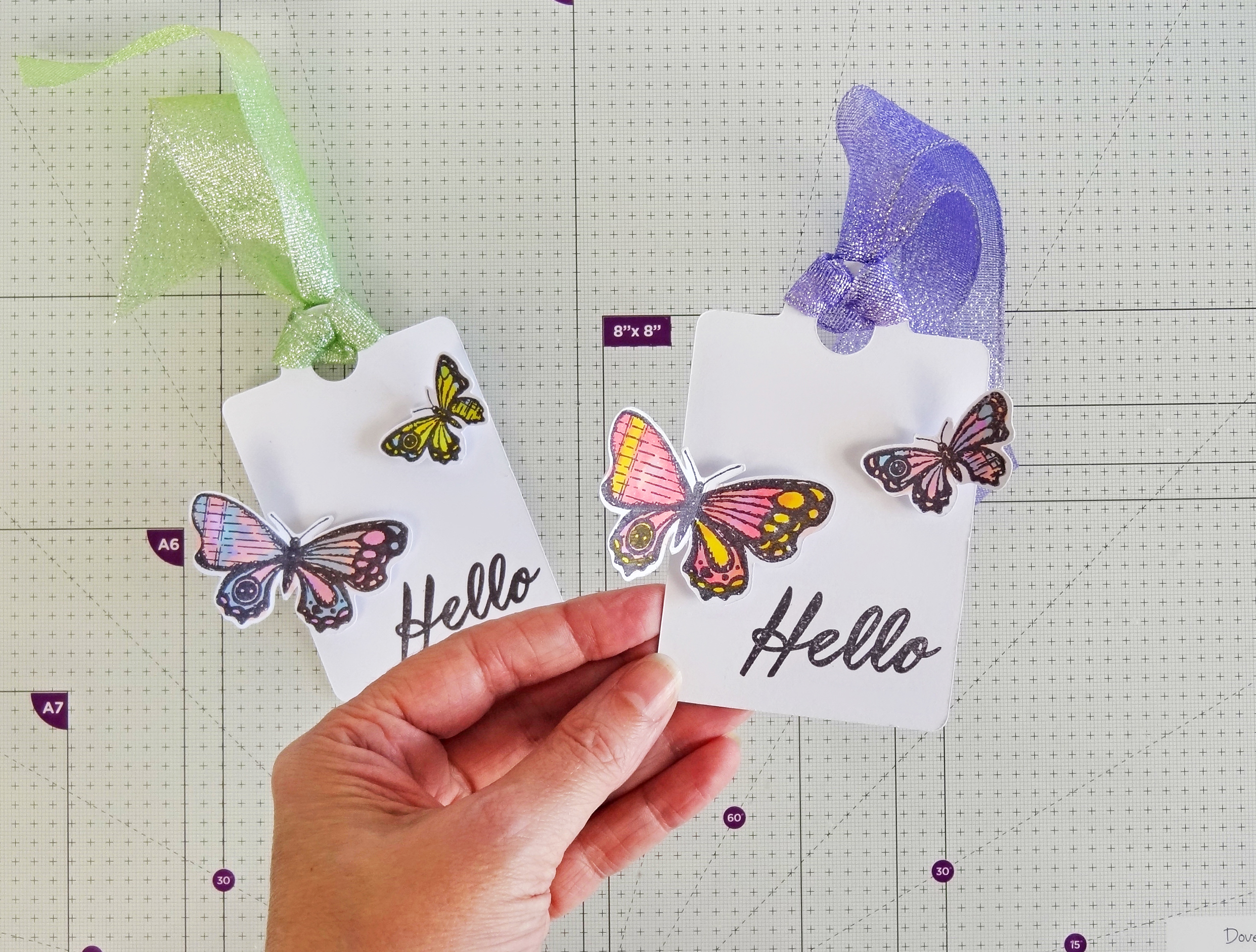 How to make DIY gift tags - step 13