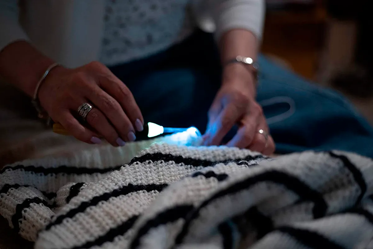 Light up hooks crochet gift