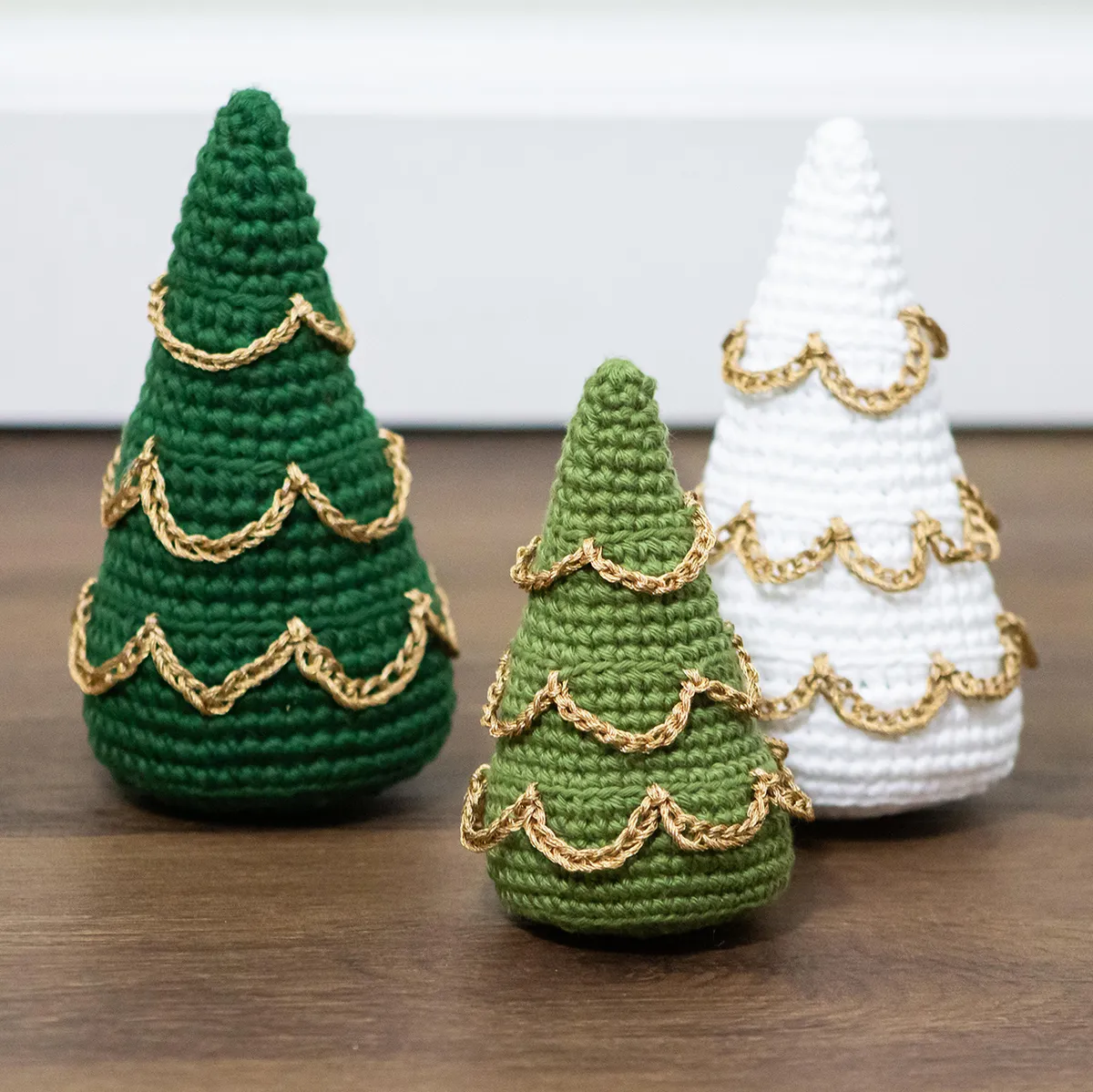 Twinkle trees free crochet christmas tree pattern