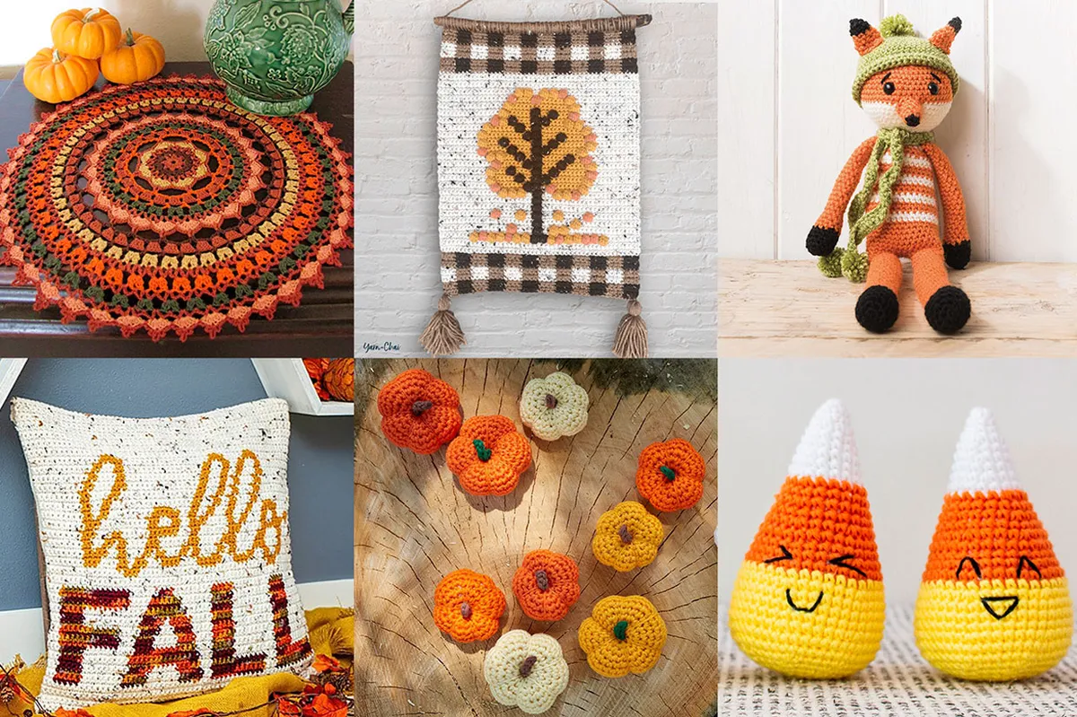 Autumn crochet patterns