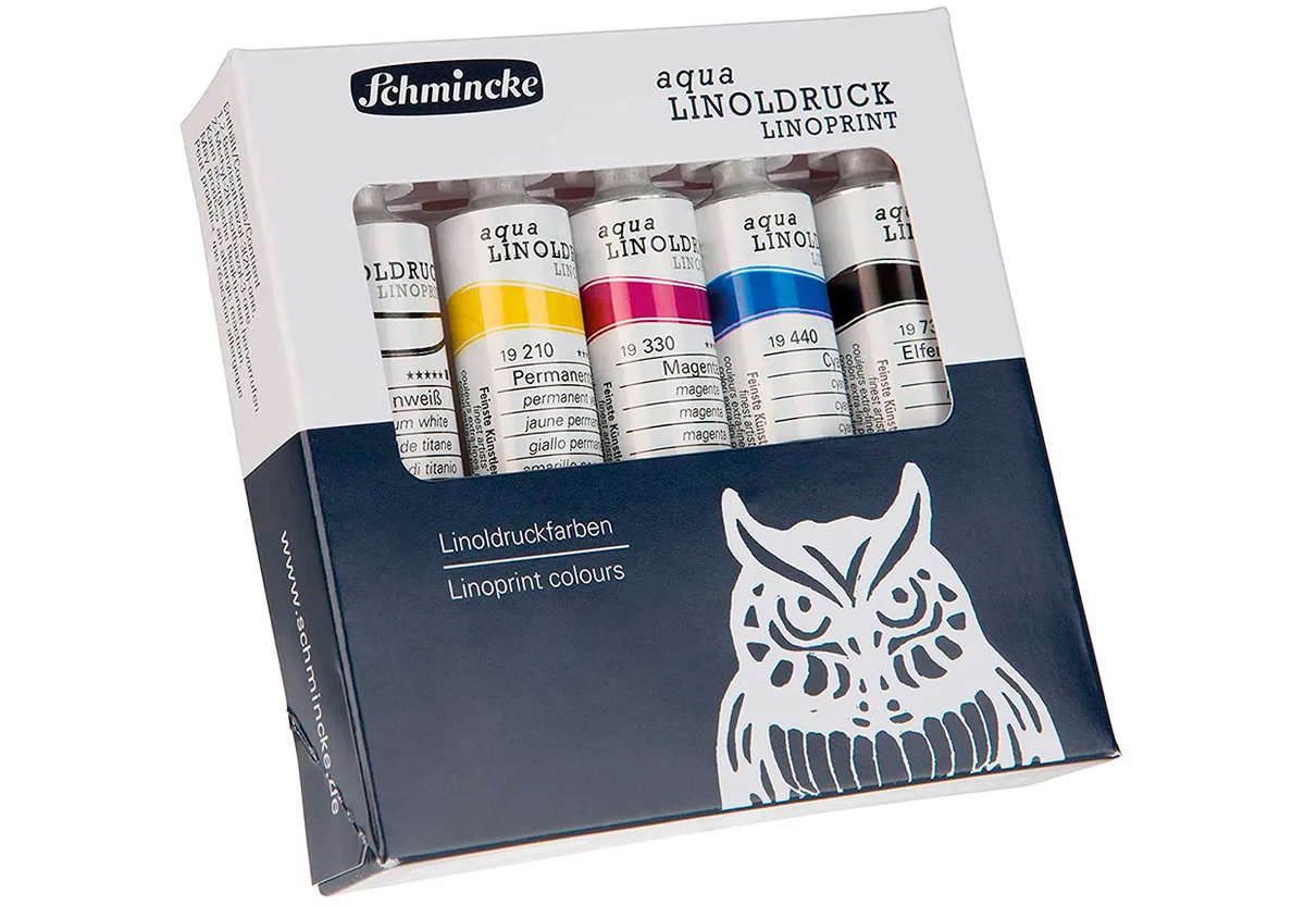 Lino printing kit – Schmincke Aqua inks