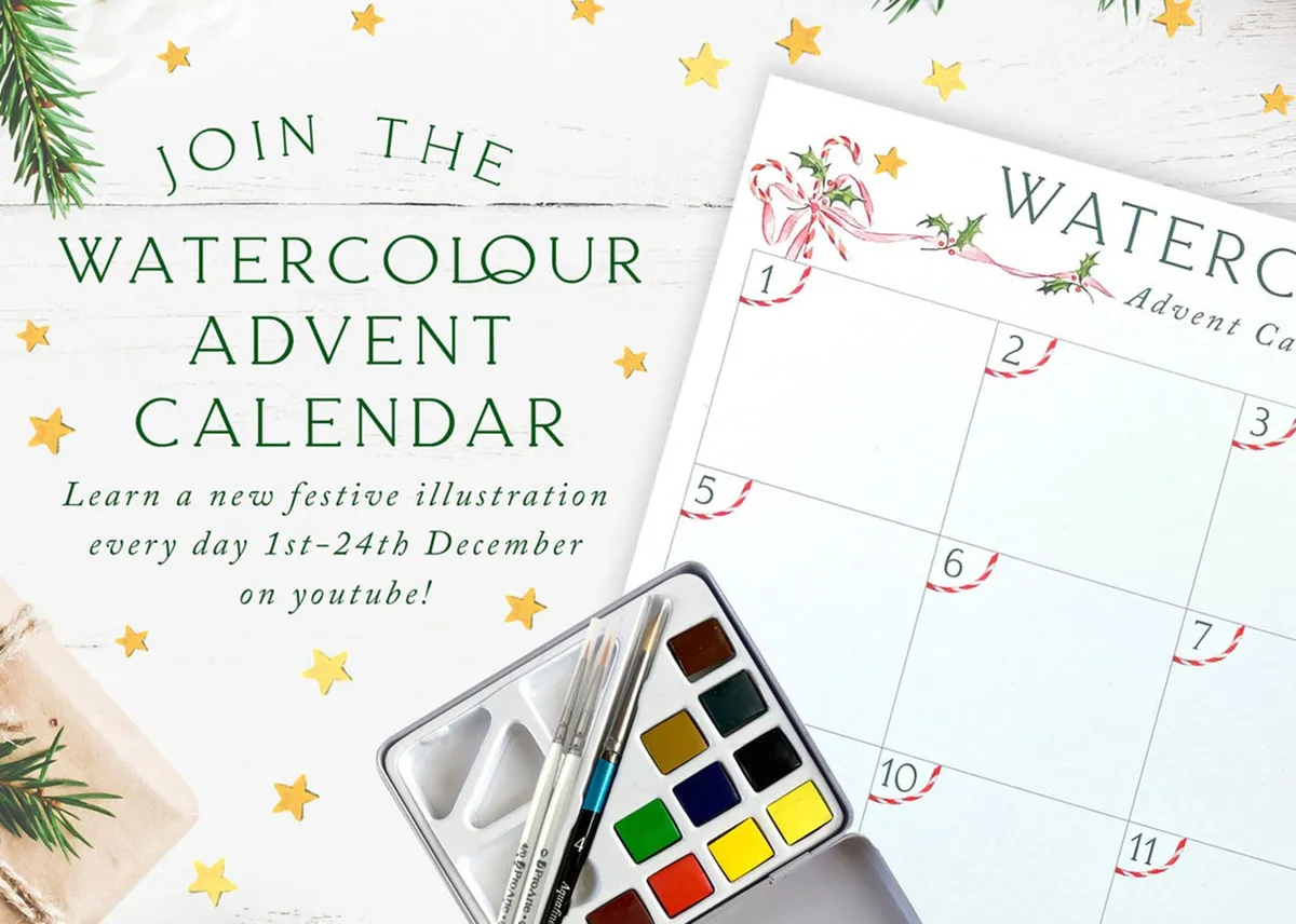Watercolour advent kit