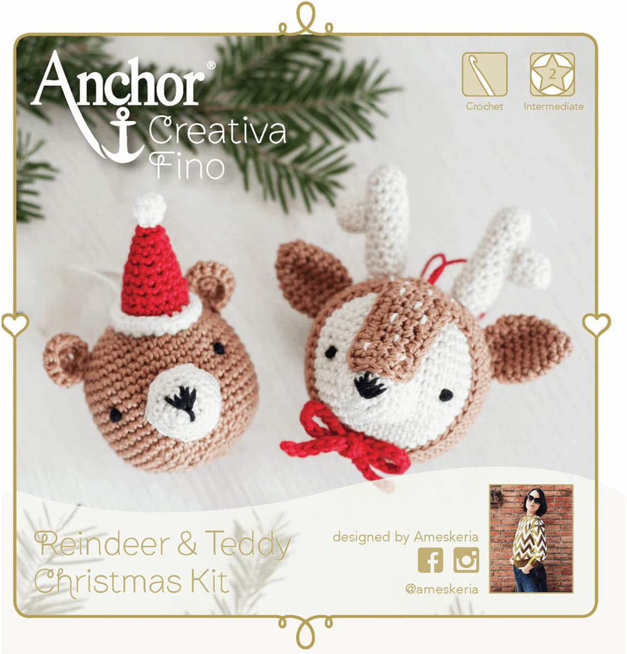 Best Christmas knitting & crochet kits - Gathered